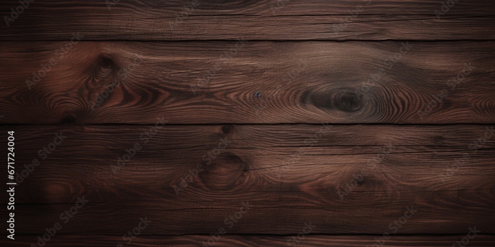 Poster A detailed close-up view of the intricate texture and grain of a piece of wood. This image can be used to add a natural and rustic touch to various design projects