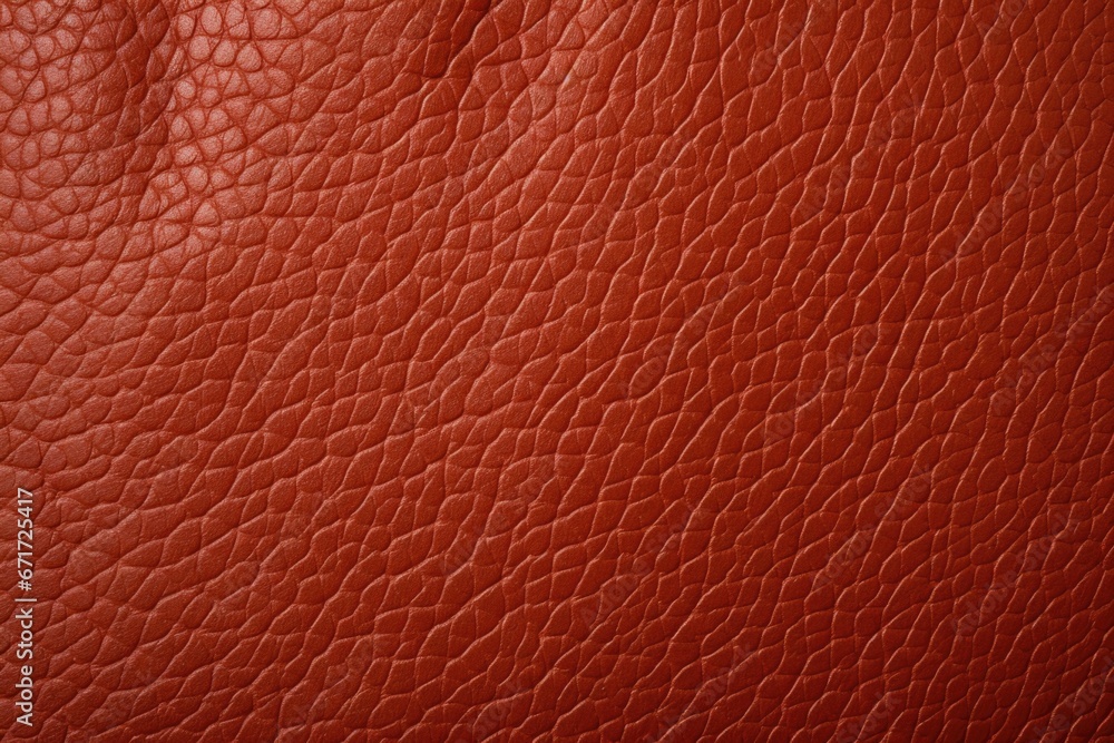 Poster A detailed close-up of a brown leather surface. Perfect for adding texture and depth to design projects or as a background element
