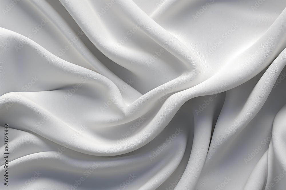 Aufkleber A close up view of a white fabric. This versatile image can be used in various design projects