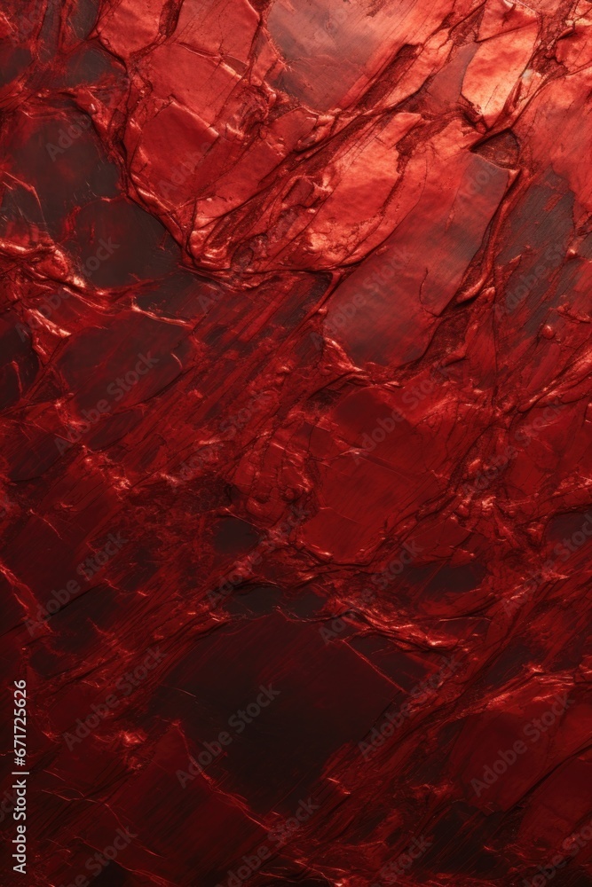 Aufkleber a close-up photograph of a piece of red foil. this image can be used for various purposes, such as b