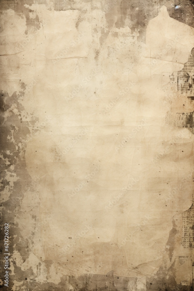 Poster a vintage and worn-out paper with a grungy look. perfect for adding a touch of nostalgia and authent