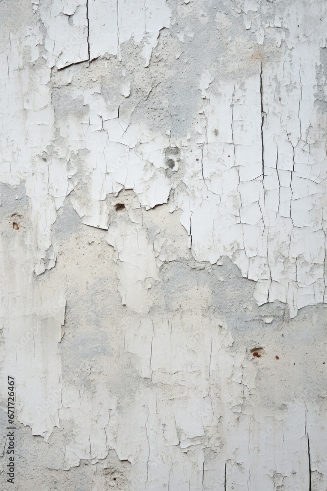 Aufkleber a picture of a white painted wall with peeling paint. this image can be used to depict decay, aging,