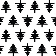 Obraz premium Christmas Tree Pattern