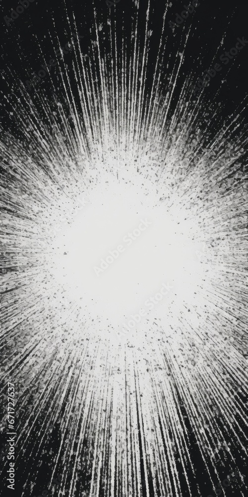 Poster A black and white photo capturing a sunburst. This versatile image can be used for various design projects.