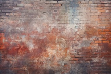 A fire hydrant positioned in front of a sturdy brick wall. This image can be used to represent urban infrastructure and safety precautions.