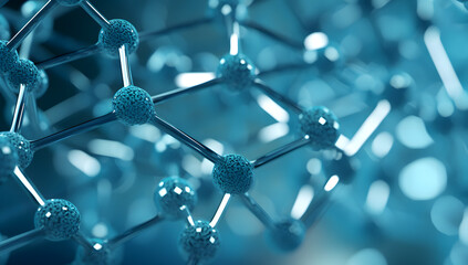 Extreme Closeup of a Molecule Structure