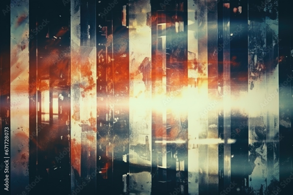 Poster a captivating view of a cityscape filled with numerous tall buildings. perfect for illustrating urba