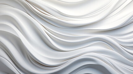 Abstract image with white waves and curve in background.