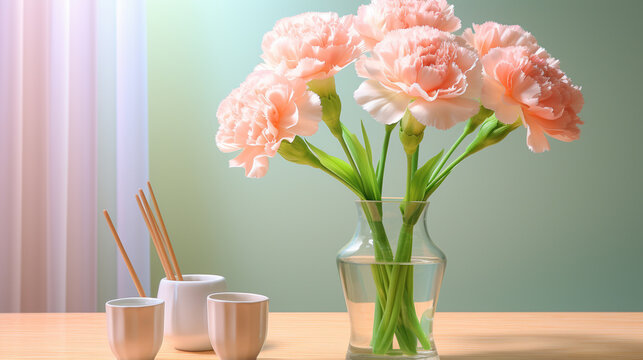 bouquet of tulips HD 8K wallpaper Stock Photographic Image 