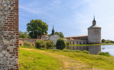 Kirilovo-Belozersky Monastery standing in a picturesque place on the shore of Lake Siverskoye