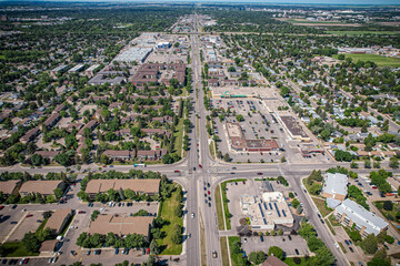 Eighth Street East Aerial in Saskatoon