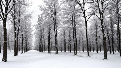Fototapeta premium forest in fog