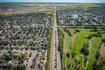 Eighth Street East Aerial in Saskatoon