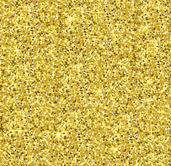 Gold glitter texture background.