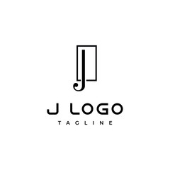 J letter vector logo. j logo design