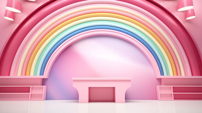 rainbow HD 8K wallpaper Stock Photographic Image 