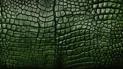Foto op Canvas A crocodile skin texture background © Lubos Chlubny
