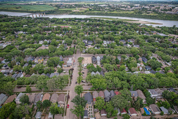 City Park neighbourhood Aerial in Saskatoon