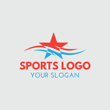 sports festival logo design vector