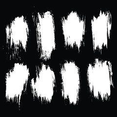 Abstract ink white art brush texture background