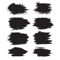 Abstract black color grunge texture brush background