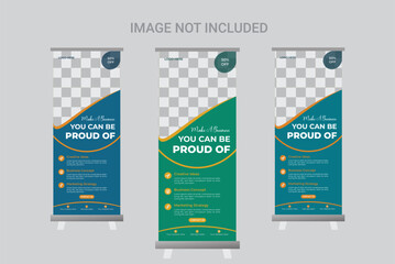 Roll up banner stand template design. Business Roll Up. Standee Design. Banner Template. Business Roll Up Set. Standee Design.