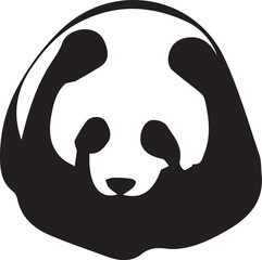 panda EPS, panda Silhouette, panda Vector, panda Cut File, panda Vector