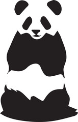 panda EPS, panda Silhouette, panda Vector, panda Cut File, panda Vector
