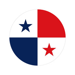 Panama flag simple illustration for independence day or election