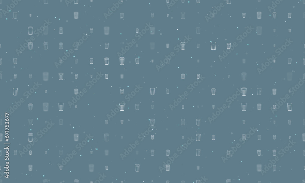 Aufkleber seamless background pattern of evenly spaced white glass symbols of different sizes and opacity. vec