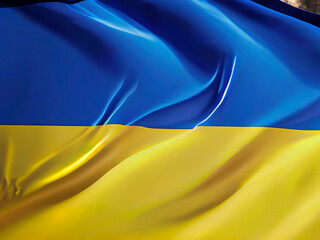 ukraine flag background by Generative AI