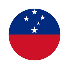 Samoa flag simple illustration for independence day or election