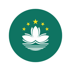 Macau flag simple illustration for independence day or election
