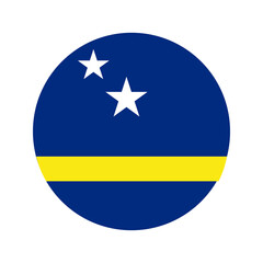 Curacoa flag simple illustration for independence day or election