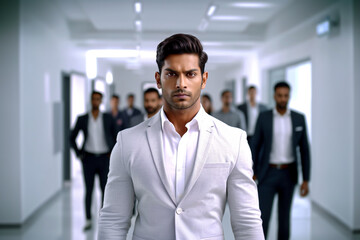 Obraz premium portrait of a businessman in a office
