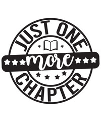 Just One More Chapter SVG Cut File