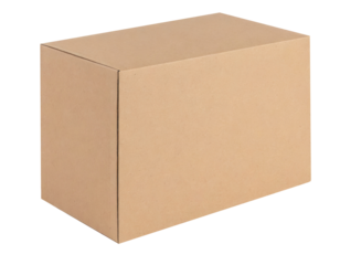 brown cardboard box