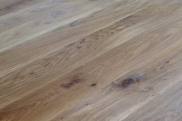 Fototapeta premium Wooden table surface. Natural wood furniture close view