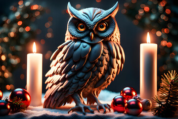 Christmas owl 