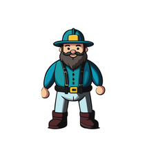 TIMBERMAN, TREE, FOREST, CHARACTER © Michal