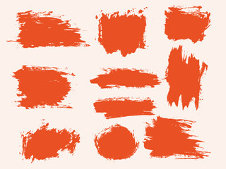 Splash red color grunge texture illustration