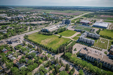 Aerial of the Varsity View Neighborhood in Saskatoon