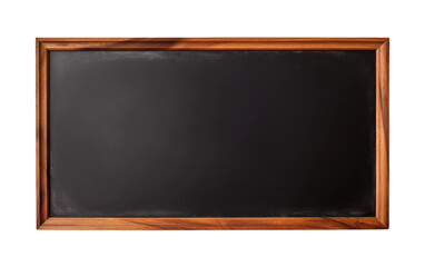 blank blackboard isolated