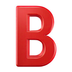 Minimal 3D letter B