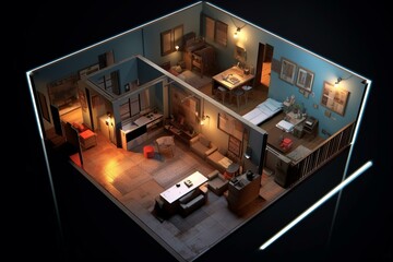 Designing 3D games where players face home invasion and intruder challenges. Generative AI