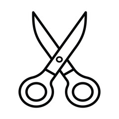 Scissors icon design, illustration design
