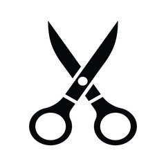 Scissors icon design, illustration design
