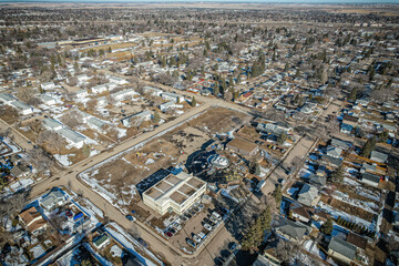 Aerial of the Mount Royal Neighborhood in Saskatoon