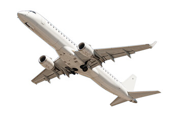 Passenger airplane taking off