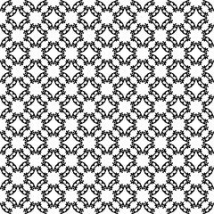 Black seamless abstract pattern. Overlay for background and backdrop. Ornamental design. PNG graphic illustration with transparent background.